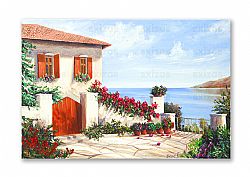 GREEK ISLAND LANDSCAPE