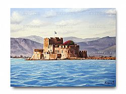 GREEK LANDSCAPE (NAFPLIO-BOURTZI)