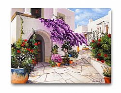 GREEK ISLAND LANDSCAPE