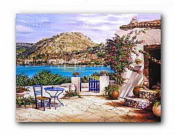 GREEK LANDSCAPE (NAFPLIO-BOURTZI)