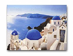 GREEK ISLAND LANDSCAPE (SANTORINI)